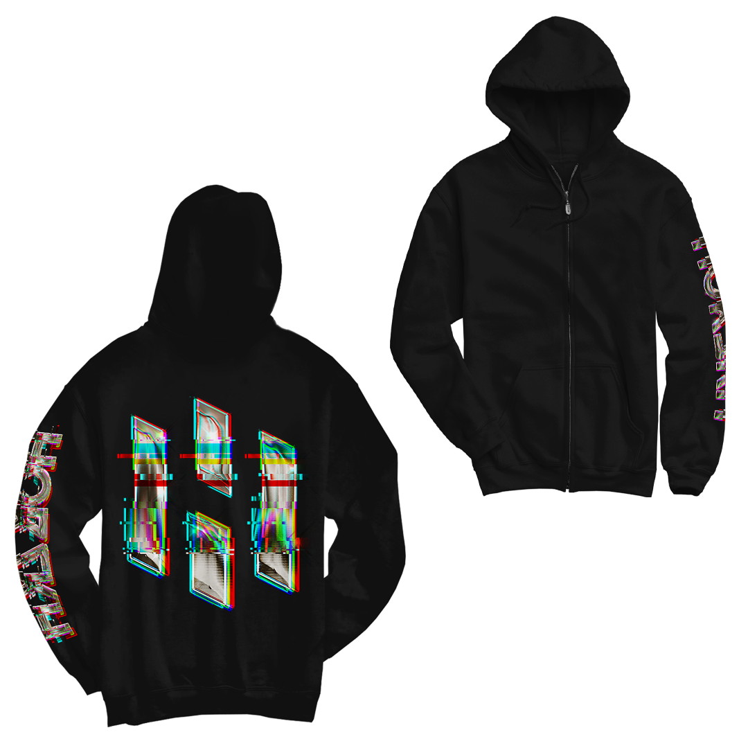 "GLITCH" Zipped Hoodie (limited)