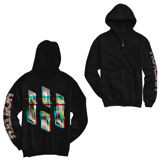 "GLITCH" Zipped Hoodie (limited)